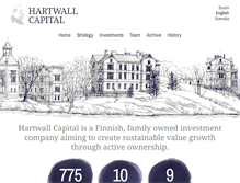 Tablet Screenshot of hartwallcapital.fi